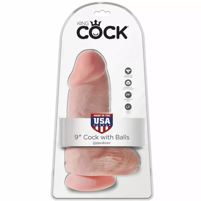 Dildo King Cock Realistic Penis Chubby 23 cm Photo 2