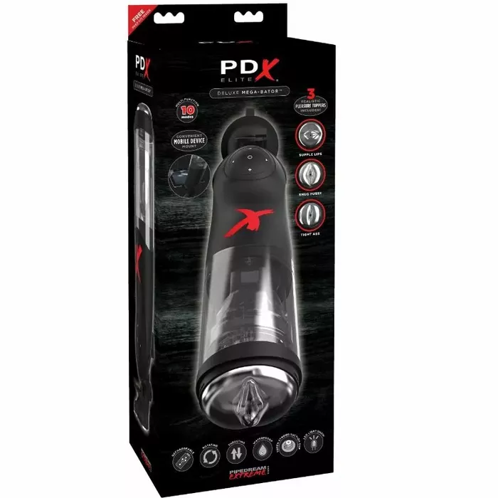 Masturbators PIPEDREAM PDX ELITE DELUXE MEGA-BATOR Photo 2