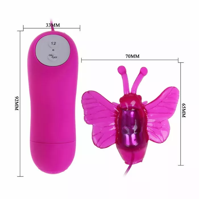Vibrators BAILE Cute Secret Butterfly, 12V Photo 5