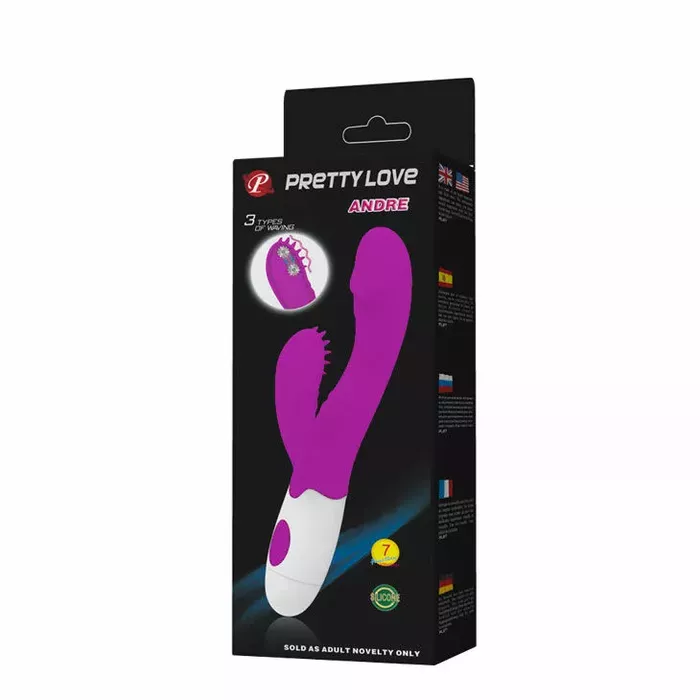 Вибратор FLIRTATION PRETTY LOVE ANDRE — силикон 12,5 см Photo 9