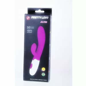 PRETTY LOVE FLIRTATION - ALVIS VIBRATOR WITH CLIT STIMULATION