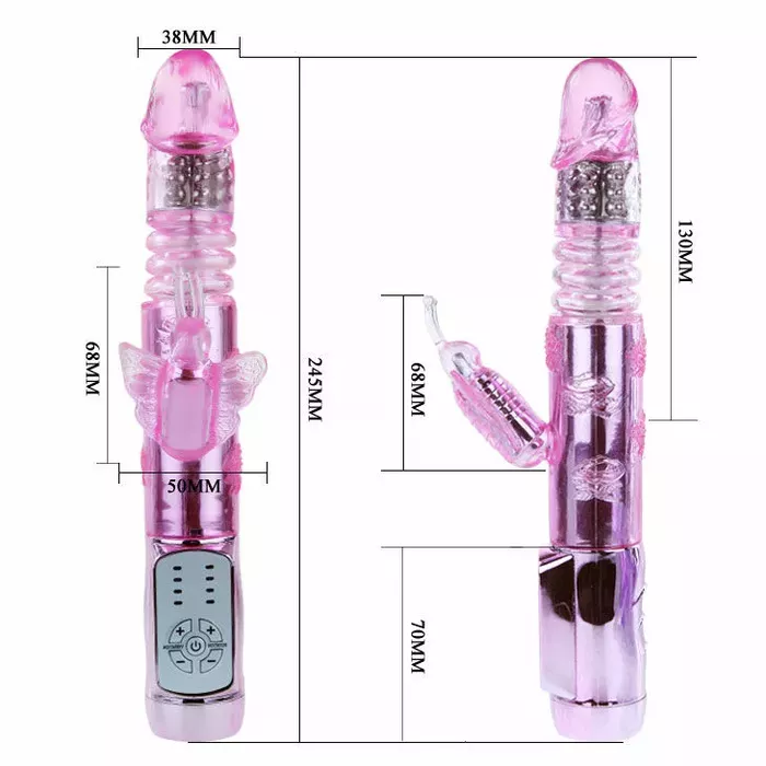 Vibrator BAILE US Rabbit Throbbing Butterf Photo 8