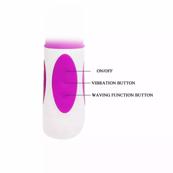Rabbit vibrator SMART Hugh — silicone 22.5 cm Photo 7