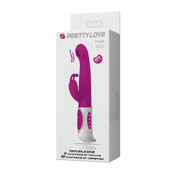 Rabbit vibrator SMART Hugh — silicone 22.5 cm Photo 9