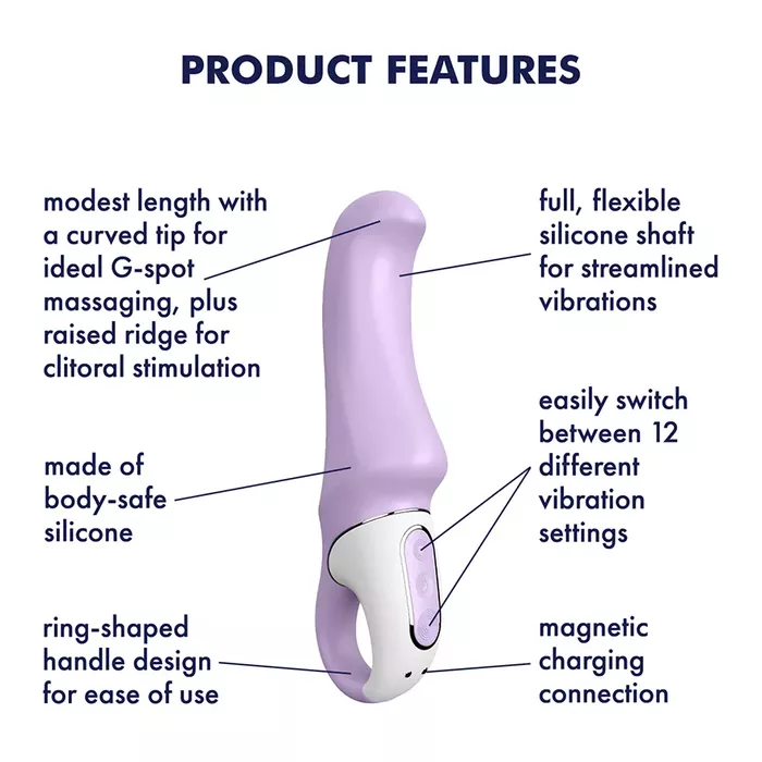 Silicone vibrator SATISFYER Vibes Charming Smile Photo 6