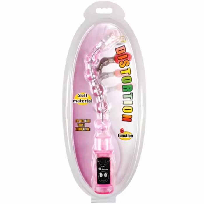 Анальный вибратор BAILE DISTORTION TRIPLE PINK STIMATOR Photo 7