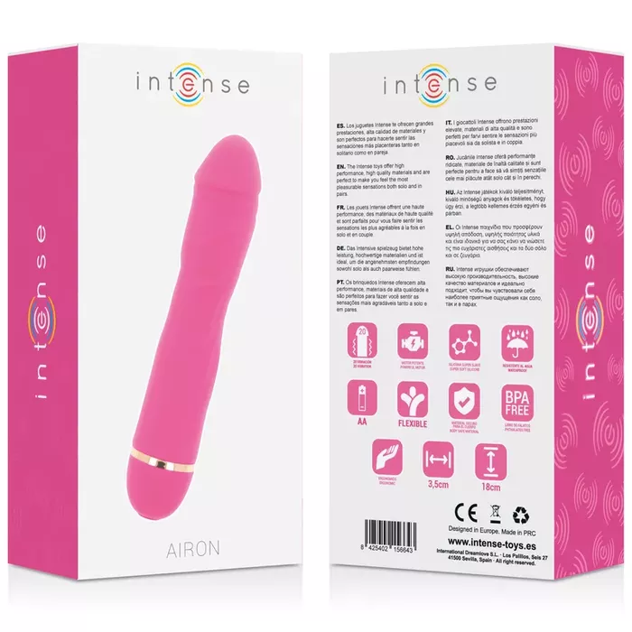 INTENSE AIRON silikona vibrators — 20 ātrumi Photo 6
