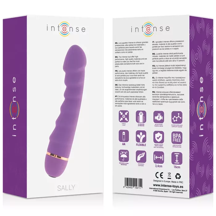 Vibrator INTENSE SALLY — 20 speeds, silicone Photo 9