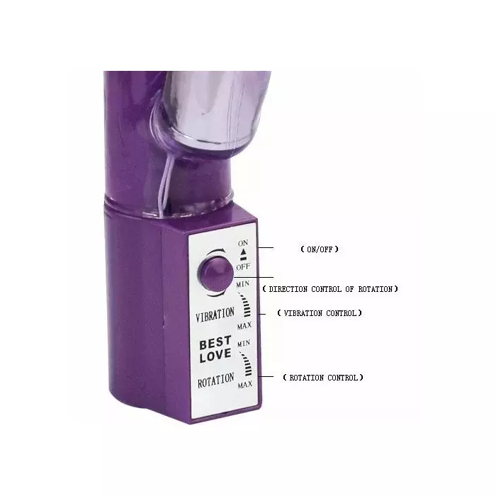 Vibrator BAILE HOT LADY II Rabbit Pearl Rotator Photo 4