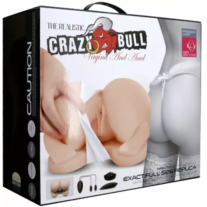 Мастурбатор crazy bull REALISTIC BACK DOG POSITION DOUBLE CHANNEL Photo 11