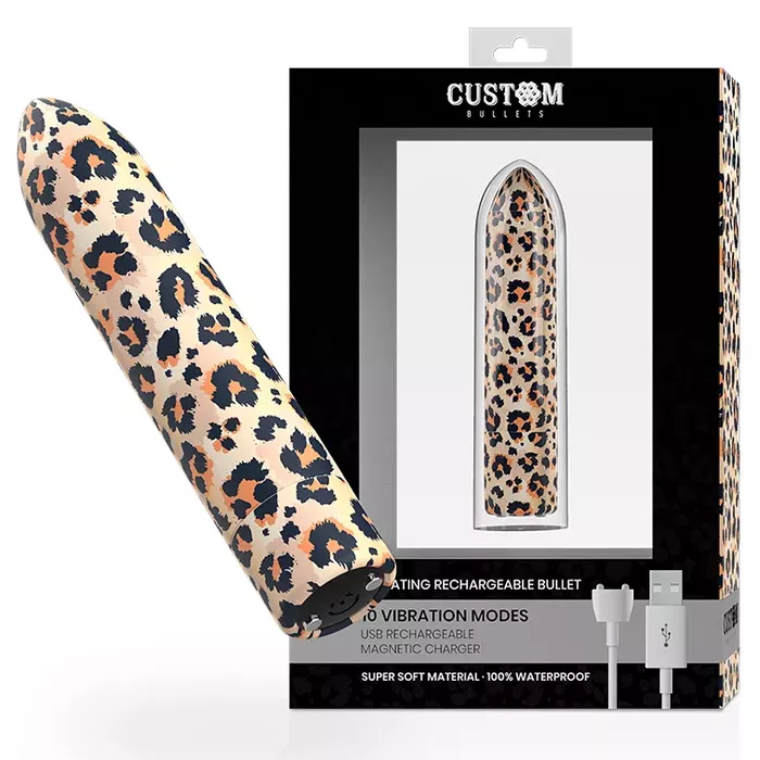 Vibrators custom bullets Leopard Magnetic — kompakts bullets Photo 2