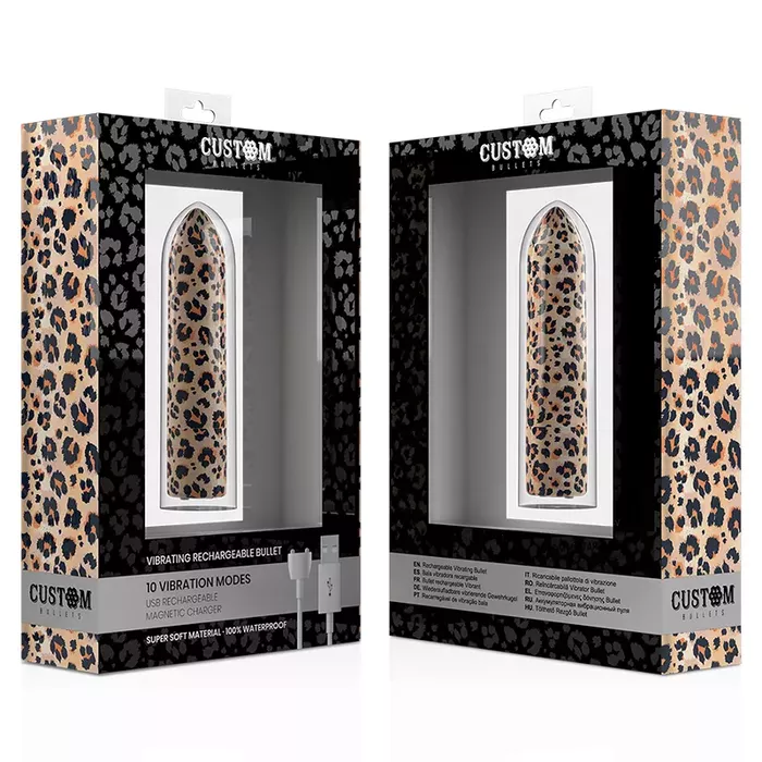 Vibrators custom bullets Leopard Magnetic — kompakts bullets Photo 5