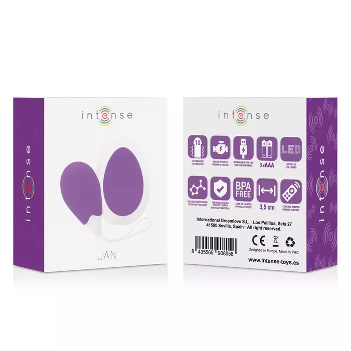 Vibrējoša ola INTENSE JAN Lilac Photo 8