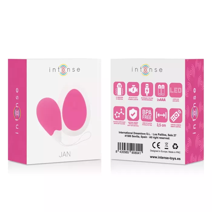 Olu vibrators INTENSE JAN — ar pulti, silikons Photo 8