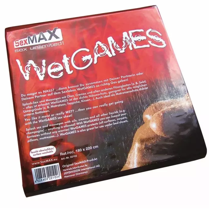 Простыня для стимуляции SexMAX JOYDIVISION WetGames Red Photo 2
