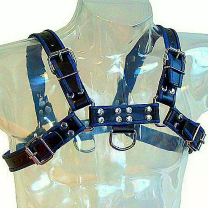 Leather Body chest harness for bulldog D-211889 Photo 2