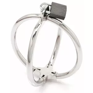 METAL HARD CRISS CROSS HAND RESTRAINT - STAINLESS STEEL