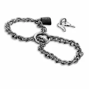 METAL HARD STEEL CHAIN CUFFS