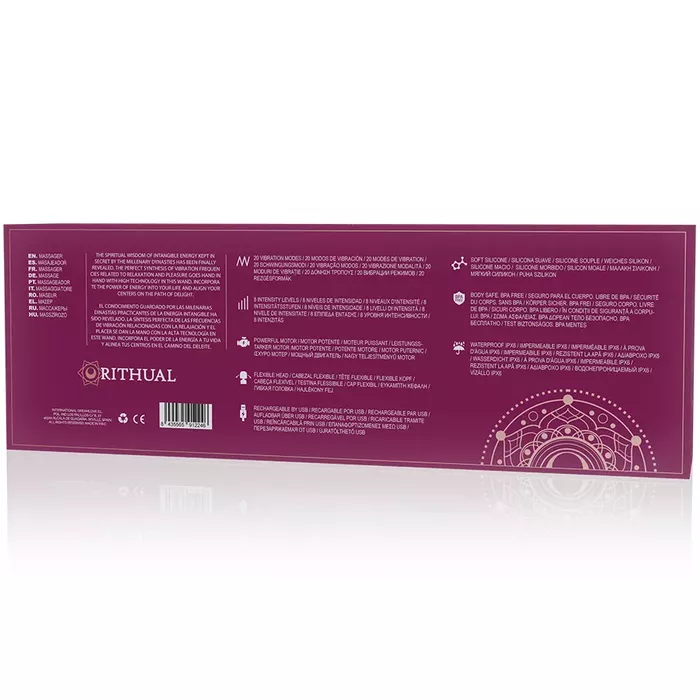 RITHUAL Akasha Wand 2.0 Orchid — silicone energy wand Photo 4