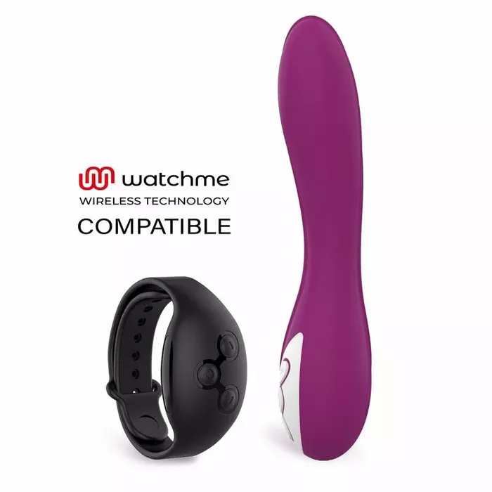 Вибратор COVERME Elsie — 18,9 см силикон, WatchMe Photo 2