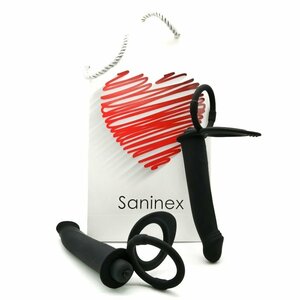 SANINEX ANAL VIBRATOR WITH RINGS