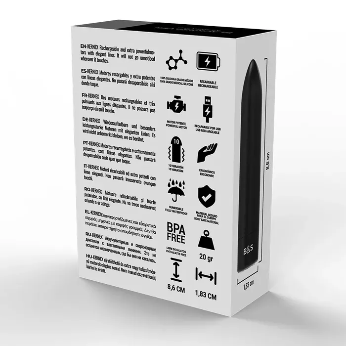 Вибратор black&silver KERNEX 2 Black Photo 4