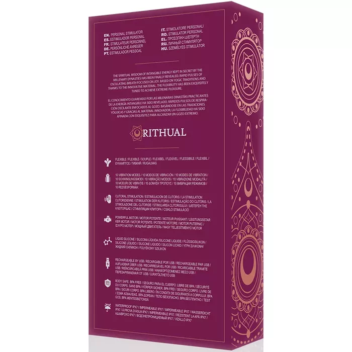 RITHUAL ANUSARA DUAL RECHARGEABLE ENGINE 2.0 vibrator Photo 4