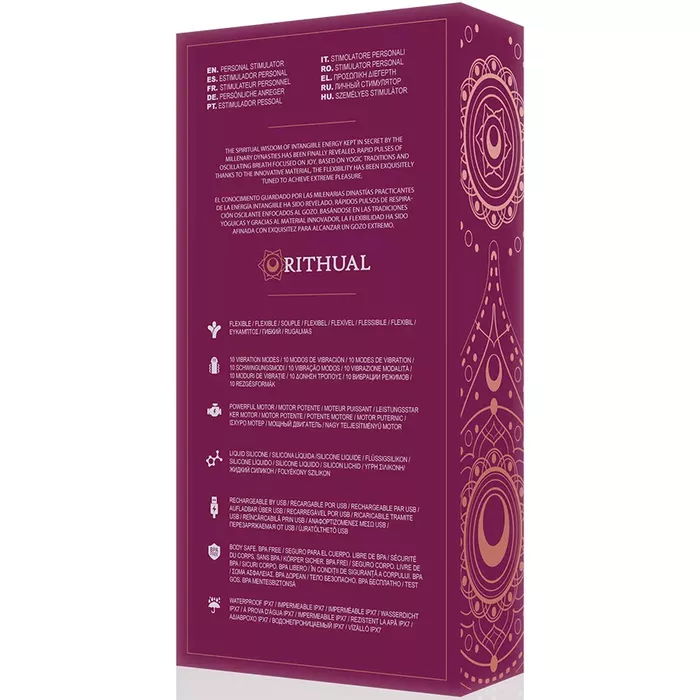 G-spot vibrator RITHUAL Orchid rechargeable Photo 4