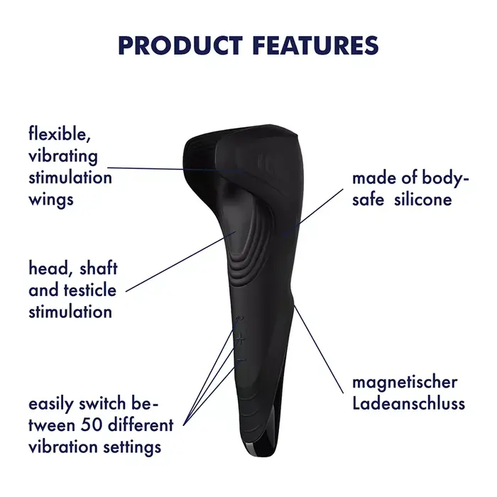 SATISFYER Men Wand vīriešu vibrators Photo 3