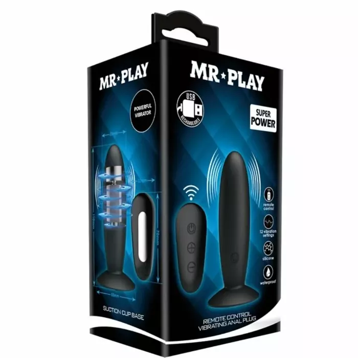 Анальная пробка с вибрацией pretty bottom MR PLAY Photo 8