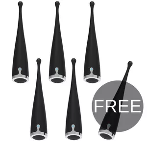 Klitoraļais vibrators brilly glam SPOT VIBE CLITORIAL — garums 17 cm, diametrs 3,6 cm, 100% silikons, melns