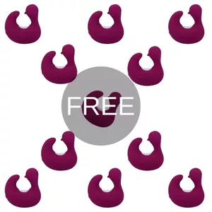 Vibrators COVERME D-223065 — violets daudzātrumu personīgais masieris ar 10 vibrācijas režīmiem + 1 funkciju