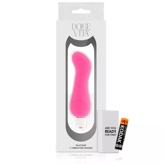Вибратор dolce vita DOLCE VITA - G-SPOT PINK SILICONE Photo 3