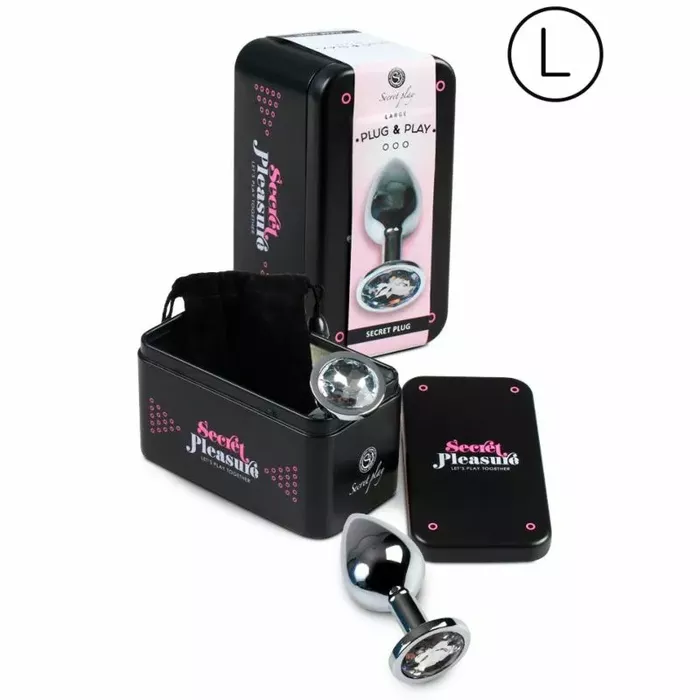 Anal plug SECRETPLAY Size L — aluminum 9.5 cm Photo 2