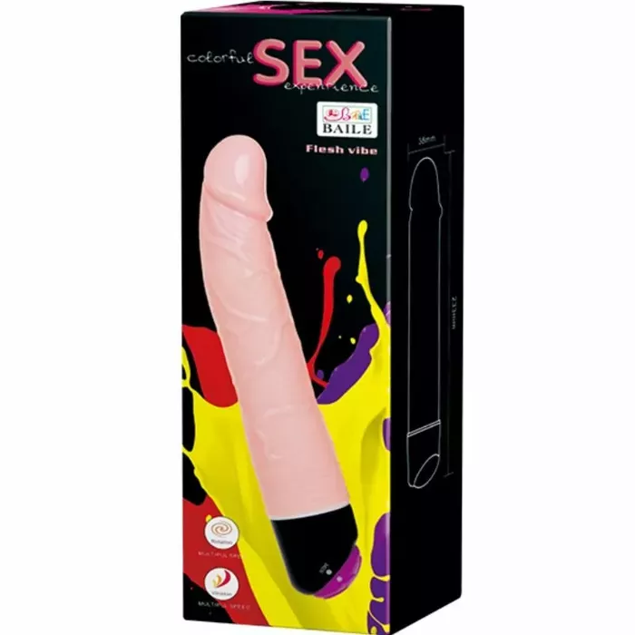 Вибратор BAILE Colorful Sex Vibration and Rotation 24 см Photo 8