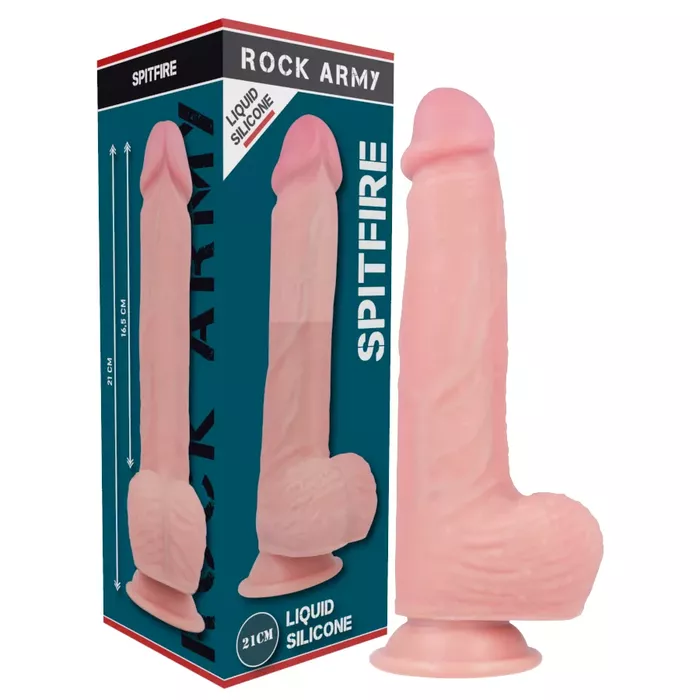Dildonis ROCKARMY Spitfire — 21 cm, diametrs 4,62 cm Photo 8