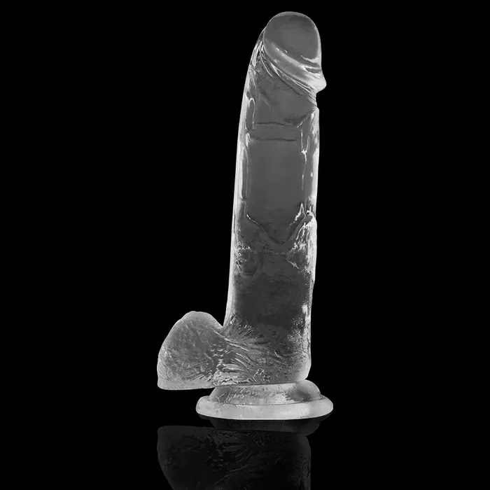 Фаллоимитатор x ray Clear Cock with Balls — 22 см, 4,6 см Photo 4