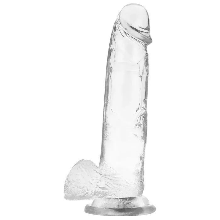 Фаллоимитатор x ray Clear Cock with Balls — 22 см, 4,6 см Photo 5