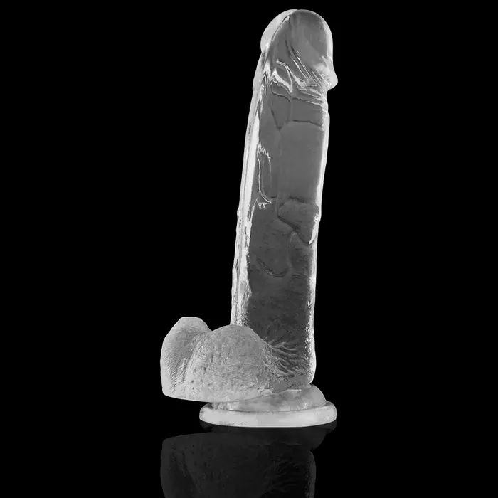 Фаллоимитатор x ray Clear Cock with Balls — 22 см, 4,6 см Photo 6