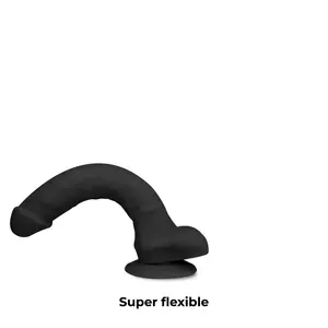 Dildos Cock Miller Cocksil locījams melns 13 cm, 100% silikons, Ø 3 cm