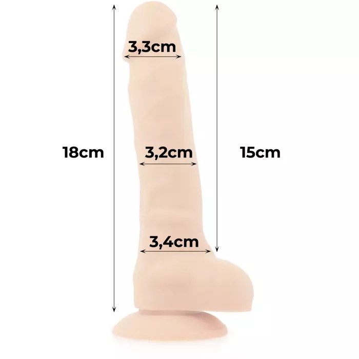 Dildo cock miller Cocksil — 18 cm, 3.3 cm Photo 4
