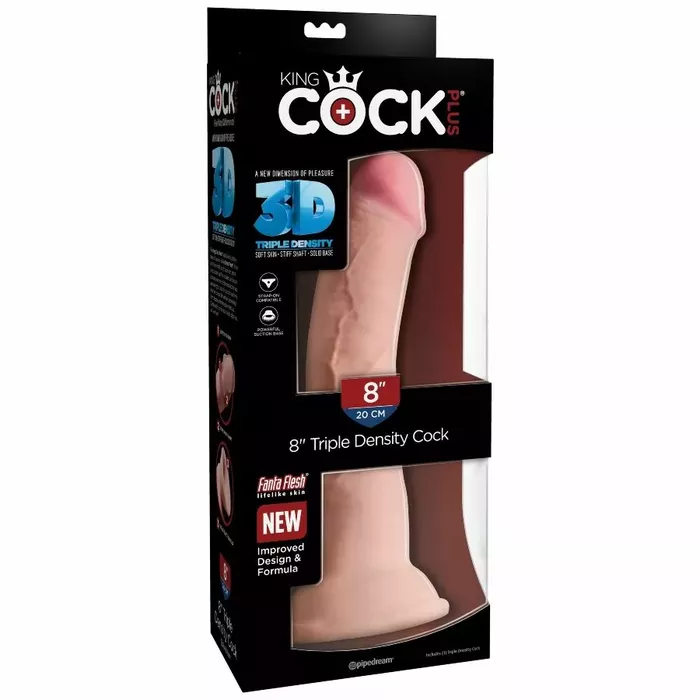 Фаллоимитатор King Cock Triple Density 21,6 см Photo 6