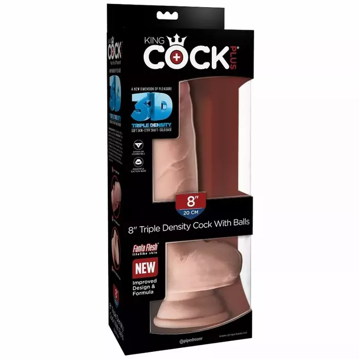 Фаллоимитатор King Cock Triple Density 18,4 см Photo 6