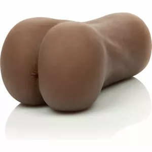 Мастурбатор CalExotics Stroke It Masturbator Ass — TPR, длина 16.5 см, диаметр 9.5 см, коричневый