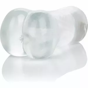 Мастурбатор CalExotics Stroke It Thigh Ass — TPR прозрачный, длина 16,5 см, диаметр 9,5 см