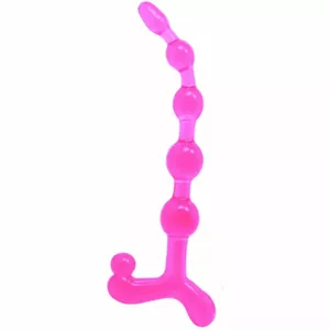 BENDY TWIST ANAL BEADS PINK