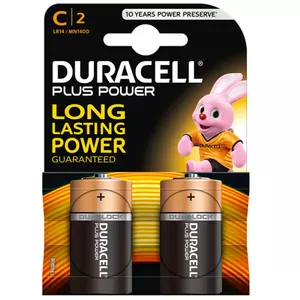 Duracell Plus Vienreizējas lietošanas baterija C Sārmaina akumulatoru baterija