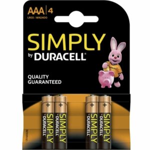 Duracell 002432 sadzīves baterija Vienreizlietojamā baterija AAA Alkaline