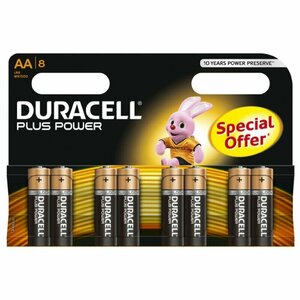 Duracell Plus Power Vienreizlietojamā baterija AA Alkaline