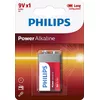 Baterija Philips Power Alkaline 6LR61 6LR61P1B/10 Photo 2